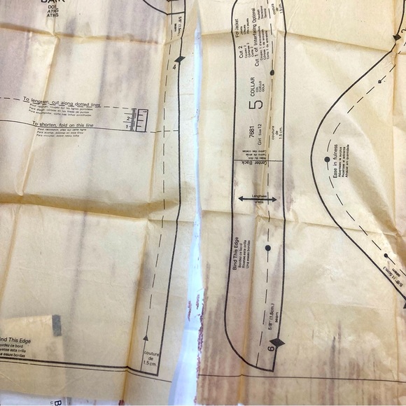 McCall’s #7681 Girls’ Jacket And Vest Patterns VTG 1981 DIY - Picture 12 of 13